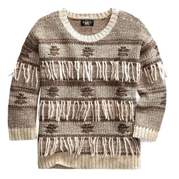 Ralph Lauren RRL Southwestern Organic Fringe Sweater - Picture 5 of 17